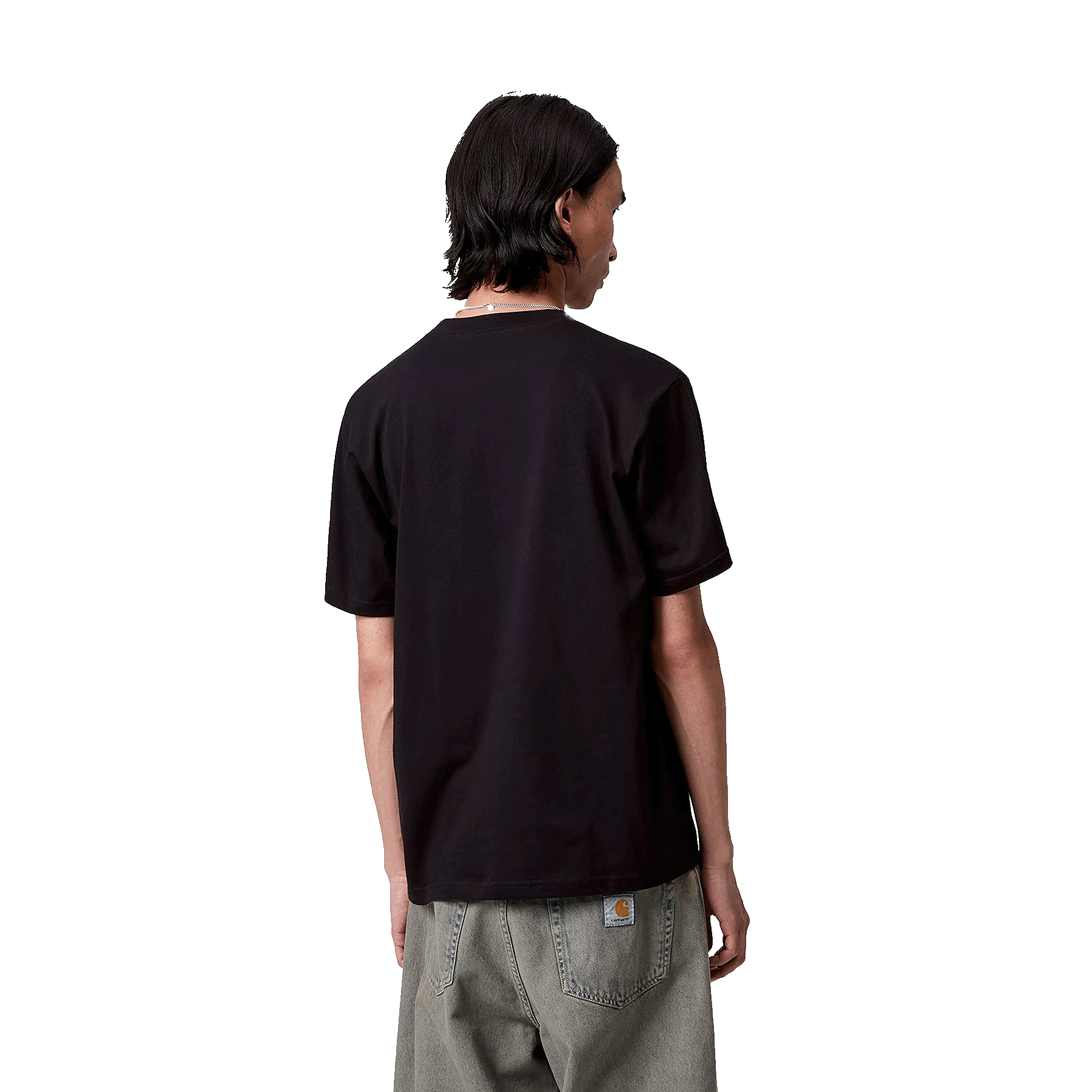 S/S SOLAR CHROME SCRIPT T-SHIRT BLACK